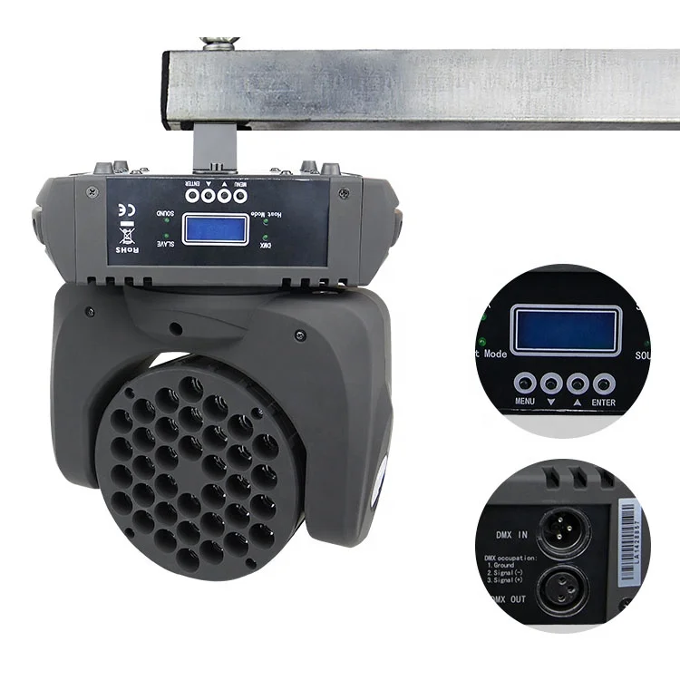 Big Dipper LM108 36*3W wash Stage Led Light Moving Head Light for mobile dj gigs Xmas birthday party bar club and musical live