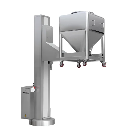 YTG series Pharma hydraulic lift machine for Bin hopper lifting