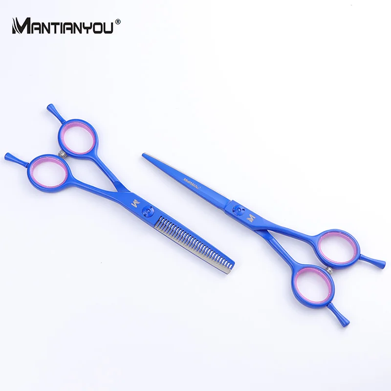Private brand Japanese 440c stainless steel 5.5 inch hair cutting scissors barber hair shears suit