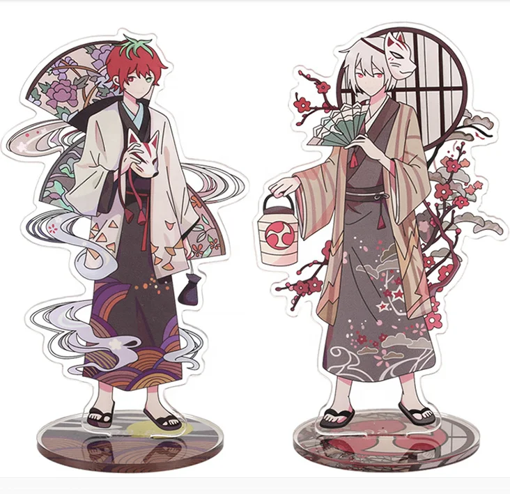 
Customized Printed Clear Transparent Acrylic Anime Stands 