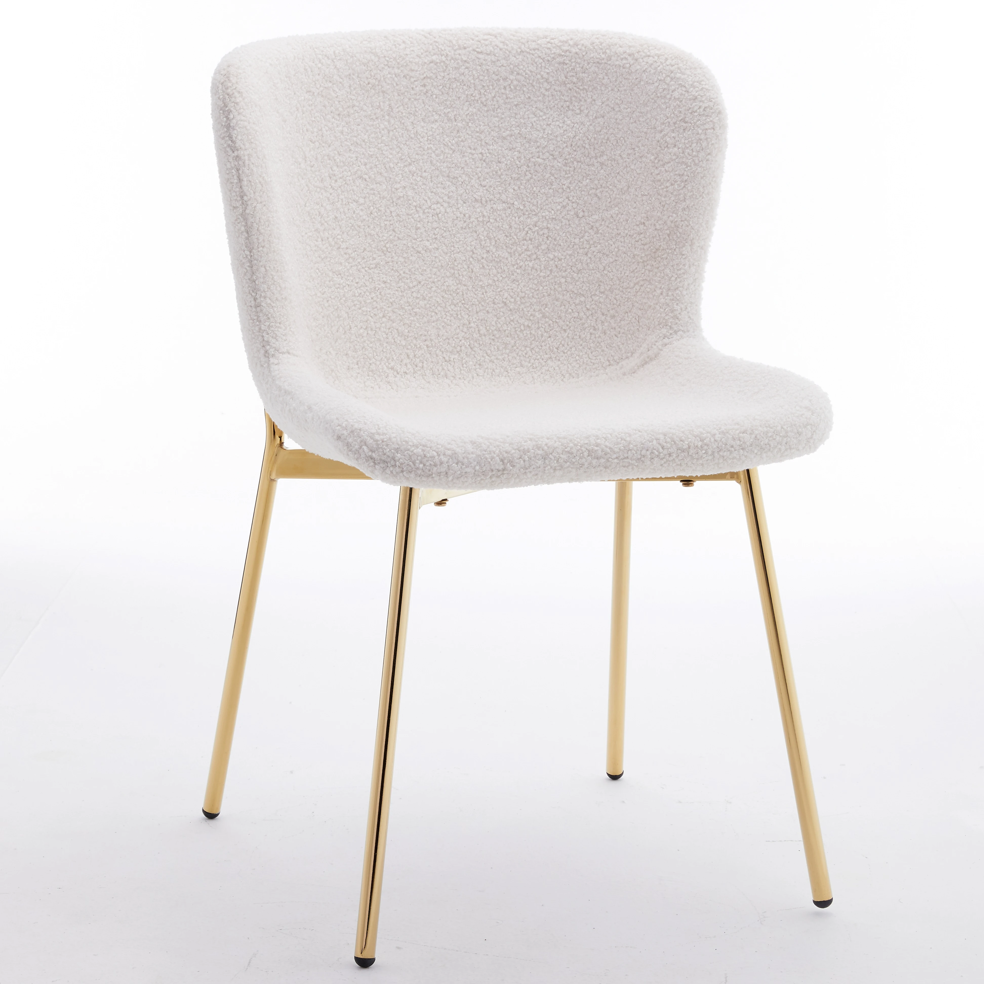 Modern Simple Chrome golden Dining Chair Nordic Luxury Designer Cloth Chair Living Room Backrest Chair