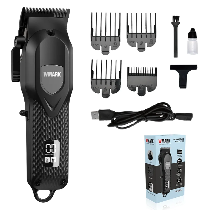 WMARK NG-119 Wholesale Professional Salon barber hair clippers electric detail hair trimmers clippers for men