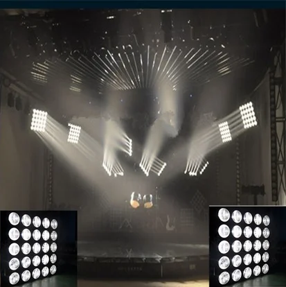 led matrix light 25x10W White LED DMX Blinder Stage Lighting For Background On Stage Light