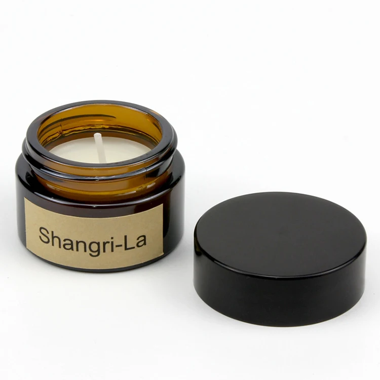 Массажная Органическая простая соевая восковая свеча в маленькой бутылке