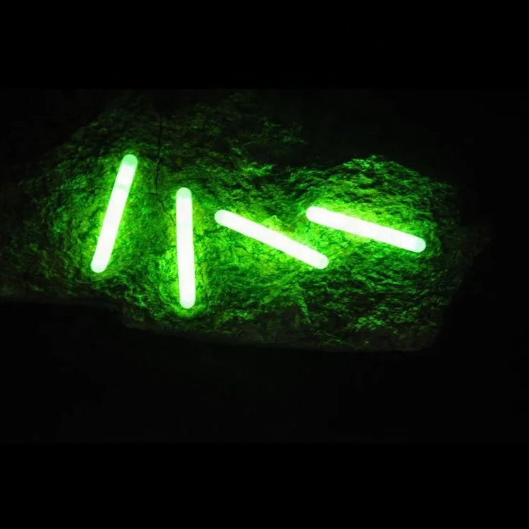 wholesale custom 1.5 inch glow sticks fishing float powder light stick