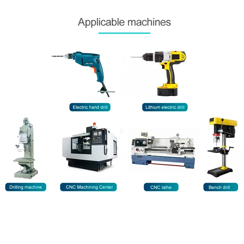 Weix Metal Drilling HSS Straight Shank Twist Drill for CNC Machine Tools drilling hole Micro  For Steel Copper