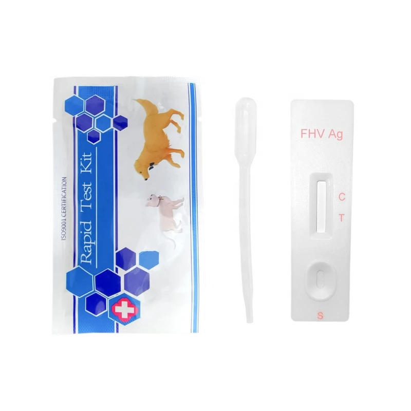 GooDoctor Cheap Price High Grade Portable Pet Use FHV Ag Feline Herpes Test Kit for Cat