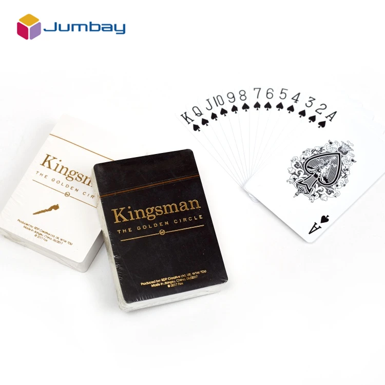 Professional playing cards double side custom pattern wholesale custom colorful playing cards