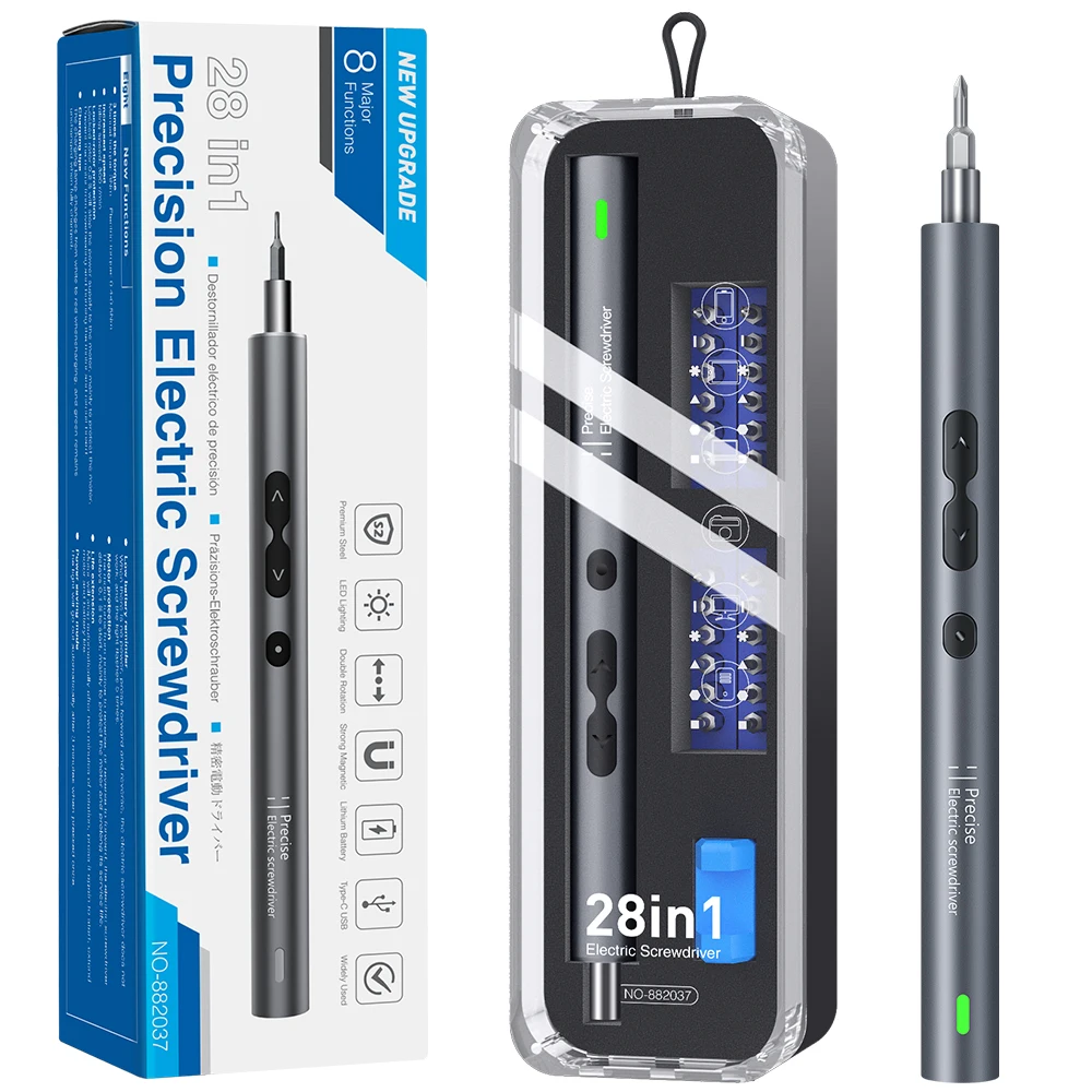 New 28 In 1 N30 Electric Screwdriver Mini Precision Electric Screwdriver Set Laptop Screwdriver Set Repair Electric