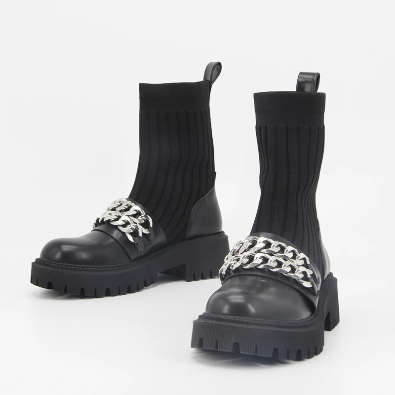 
Durable using quick-drying cheap women snow chunky boots 