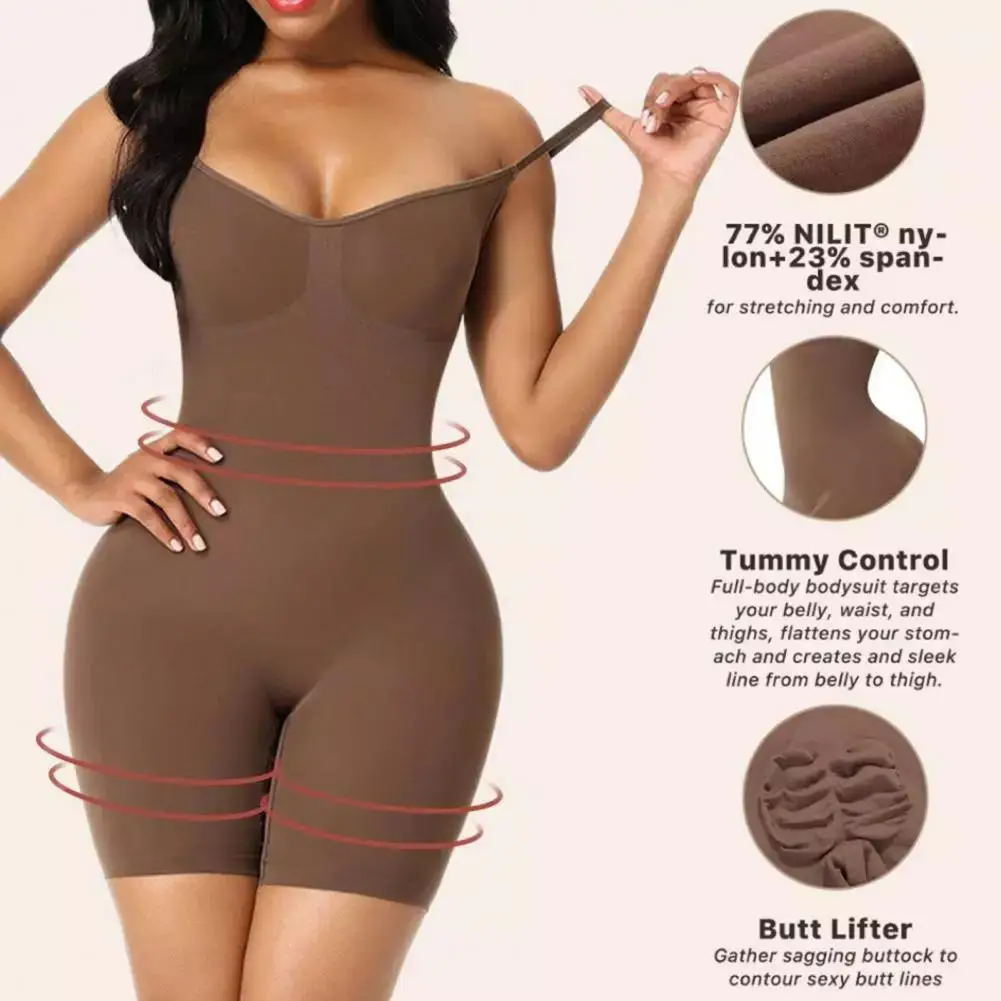 HOT SALE Wholesale Fajas colombianasSeamless Shapewear High Waist Slimming Tummy Control Full Body Shaper Shapewear for women