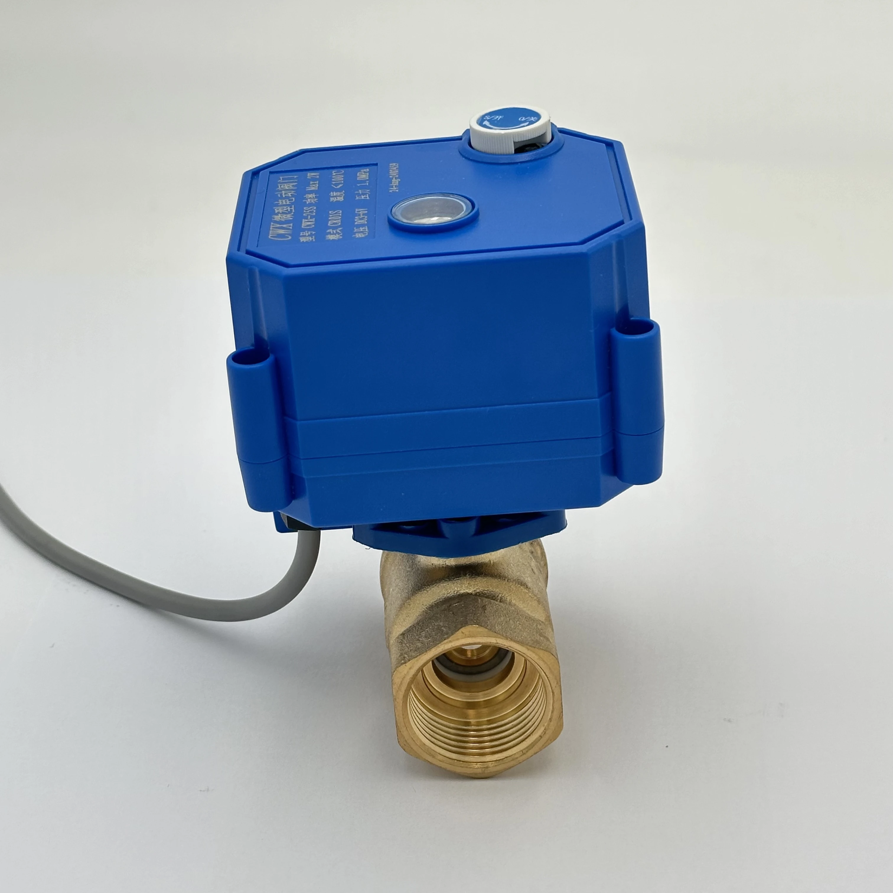 OEM Customizable Brass Electric Actuator Ball Valve Manual and Electric Control Valve 1/2in for Water/Gas/Oil Application DN15
