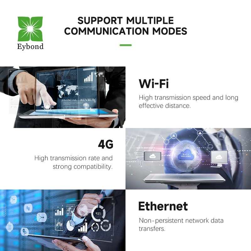 Eybond Wi-Fi+Bluetooth  RS-485 RS-232  USB RJ-45energy data acquisition system brand inverters Datalogger
