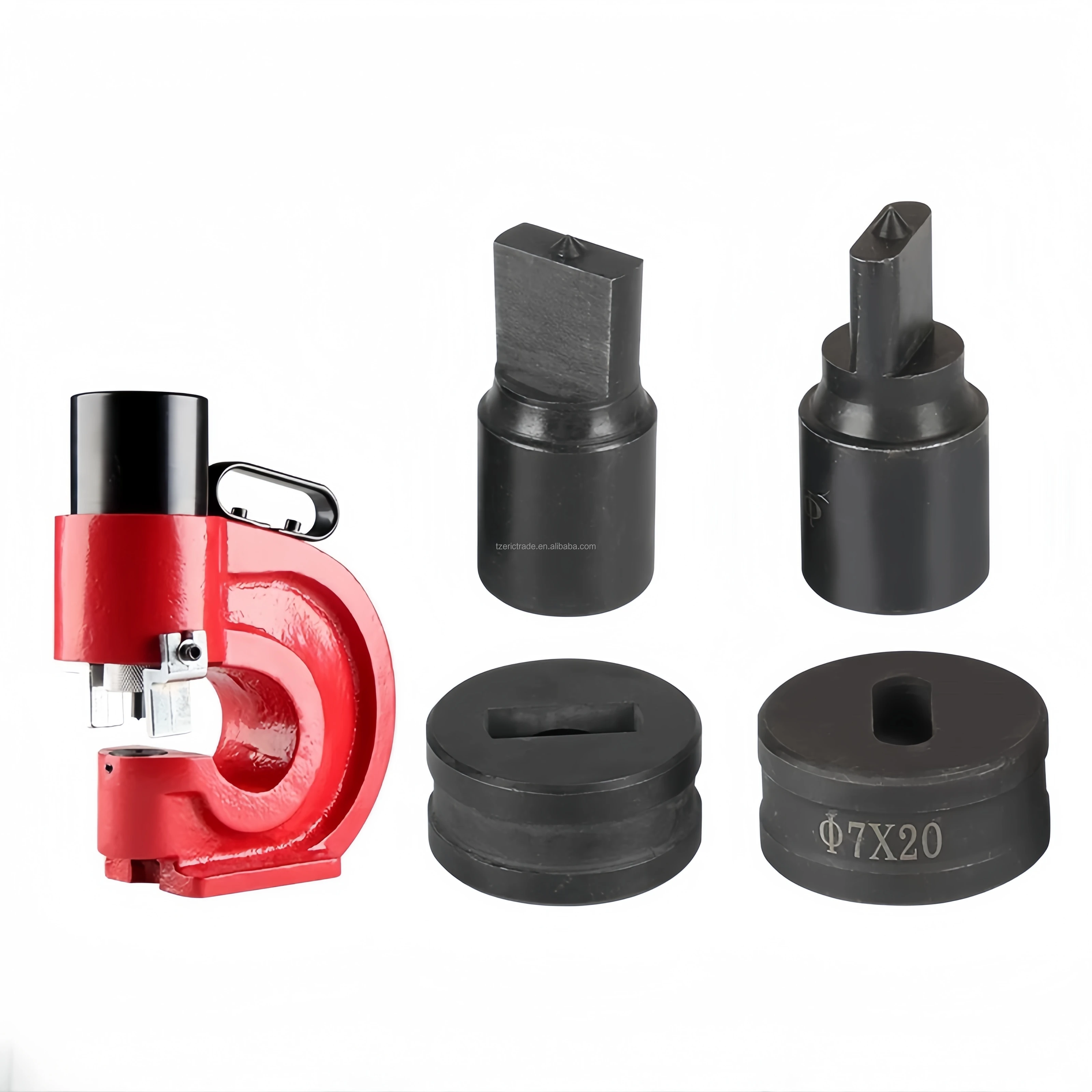 1 PCS Manual Hydraulic Punching Mold 11 X 18mm Rectangle Hole Dies Slotted Puncher Dies for CH-70 Hydraulic Tool Use