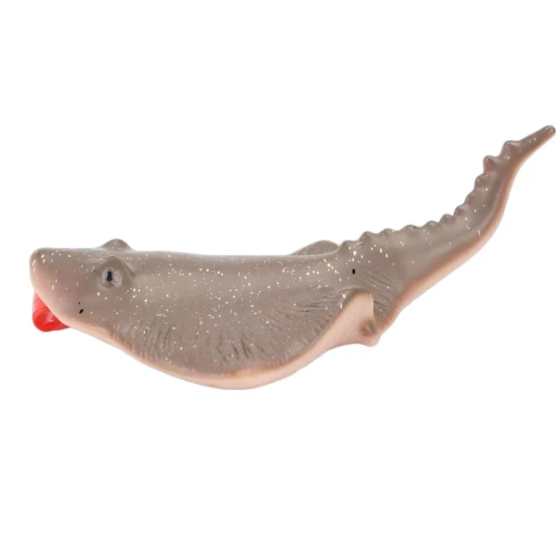 Hot Selling Simulated Devilfish Realistic Design Funny Soft Enamel Model Ocean Animal Toy Gift Set For Children Over 3 Years Old