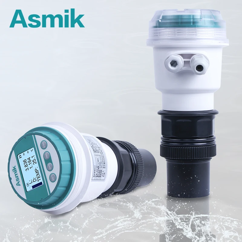  Бесконтактный ультразвуковой измеритель уровня Asmik 4-20mA RS485 10m