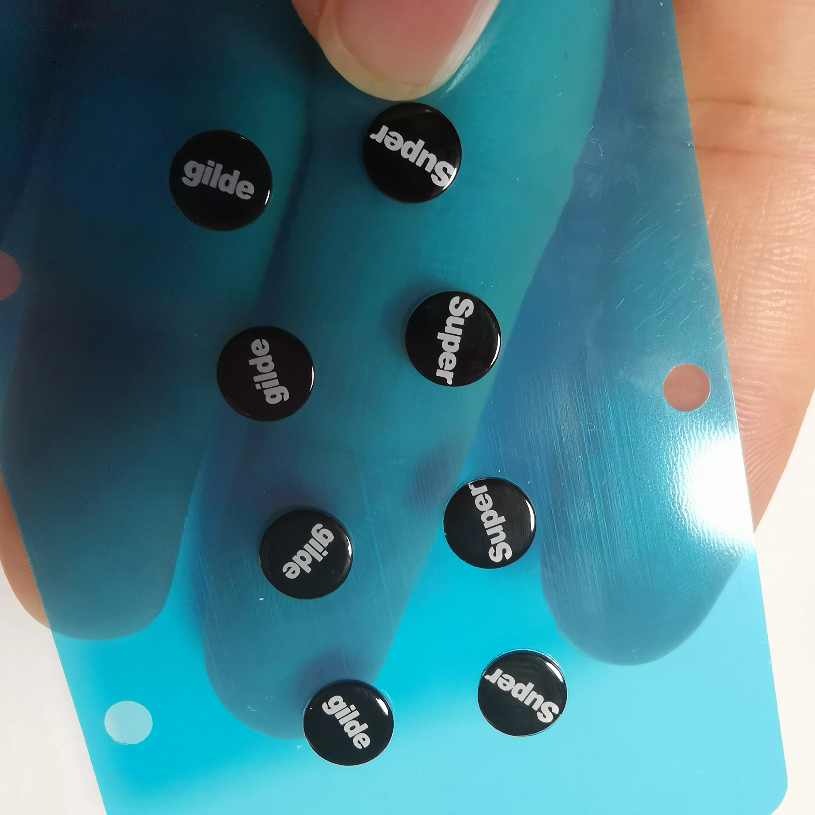 Universal Dots Mouse Skates Pad Sticker Glass Mouse Feet