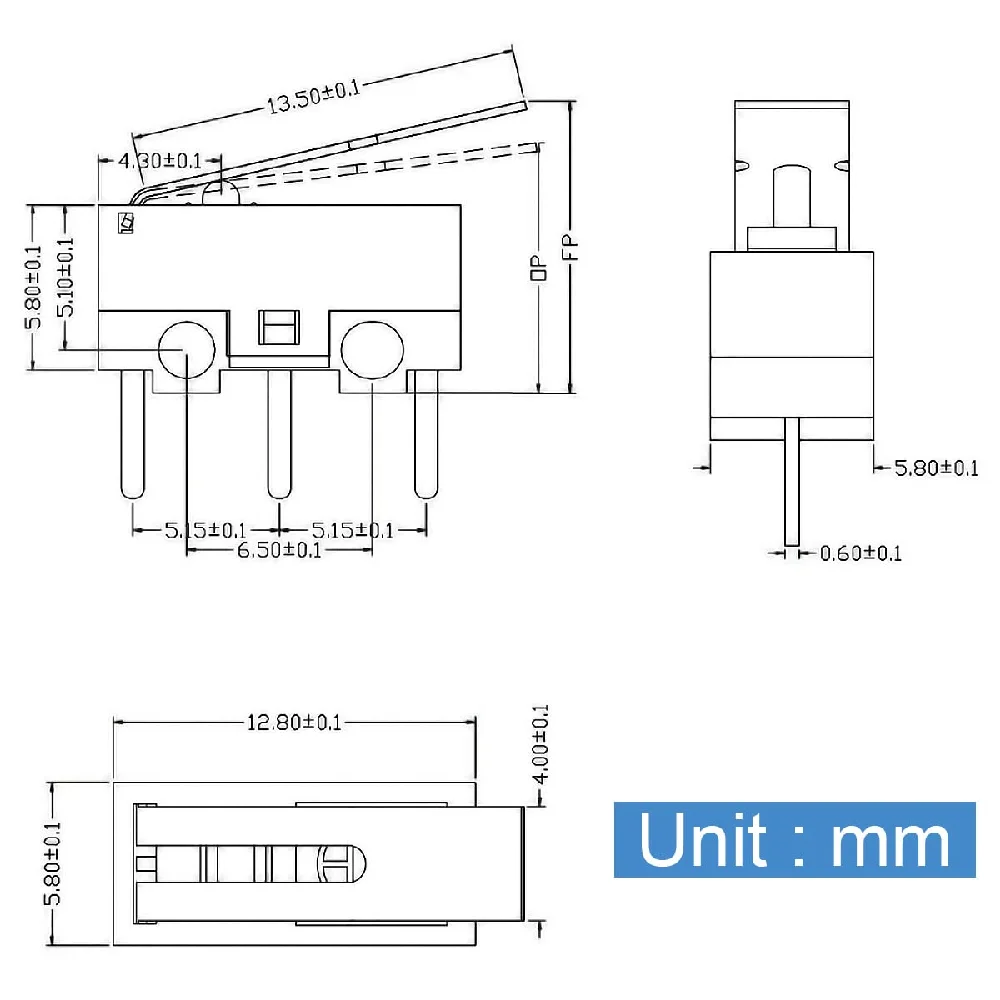 10/20pcs Mk7 Mk8 Limit Switch Push Button Switch Ac 1a 125v 2a 125v 3d Printer Micro Switch For Printer