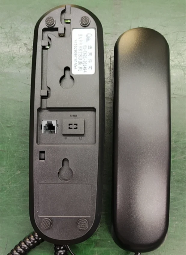 Wall mounted slim phone with waterproof and moistureproof for hotel bathroom phone
