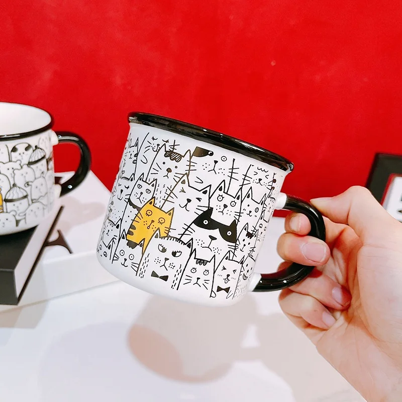 Animal Based Coffee Cute Create Tea Mugs	Cat Mug