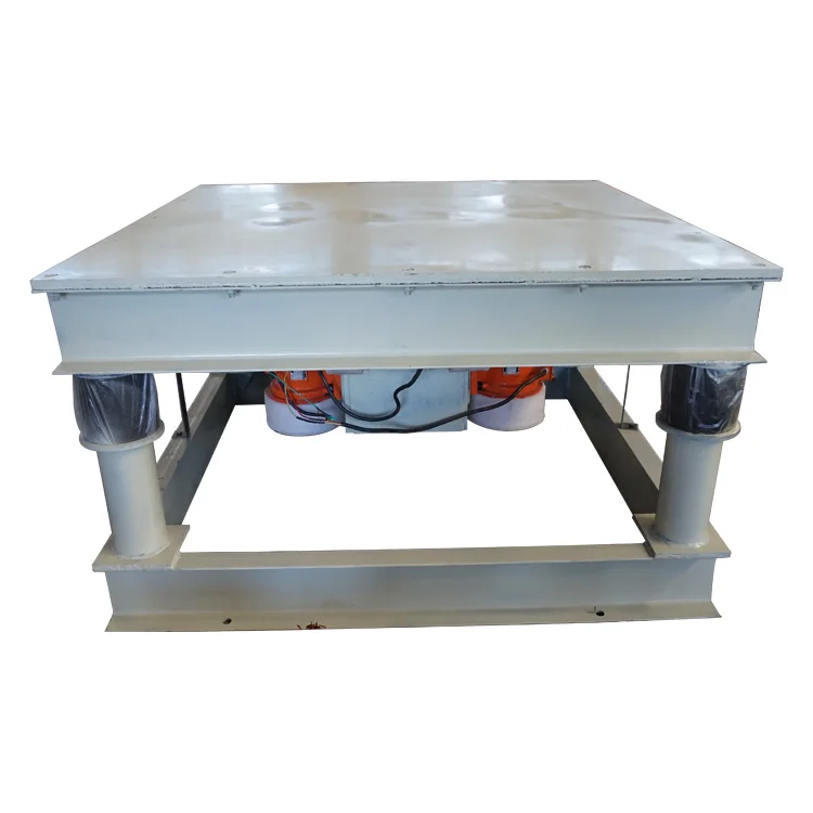 Dahan Customizable ZDP1200*1200Mm Electric Vibrating Table For Concrete Moulds Cement Machine