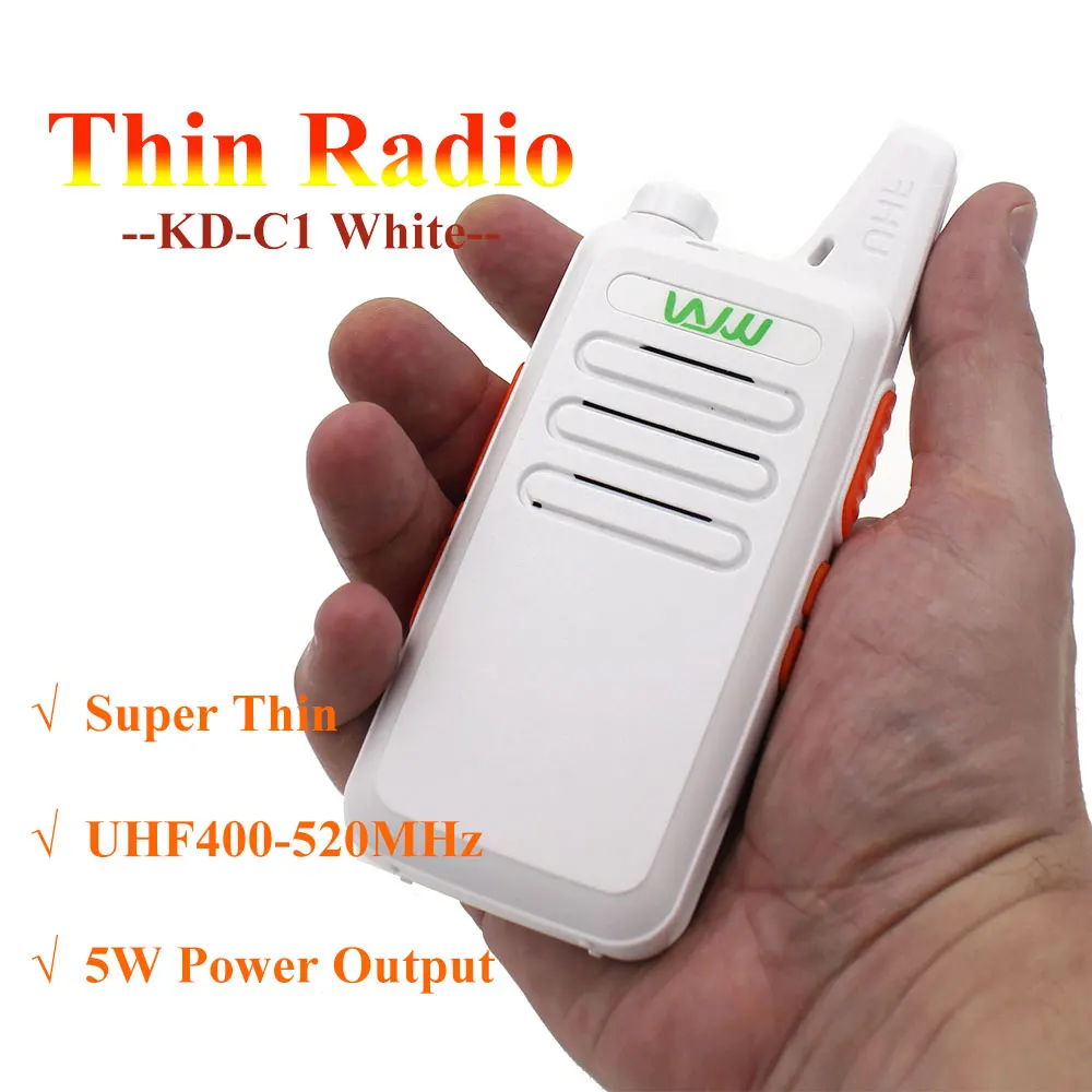 Mini Hand-held Wln Kd-c1 Uhf Two Way Radio HamCommunicator Hfcb Radio Station Kdc1 Gsm Mobile Phone  Long Rang 10w Walkie Talkie