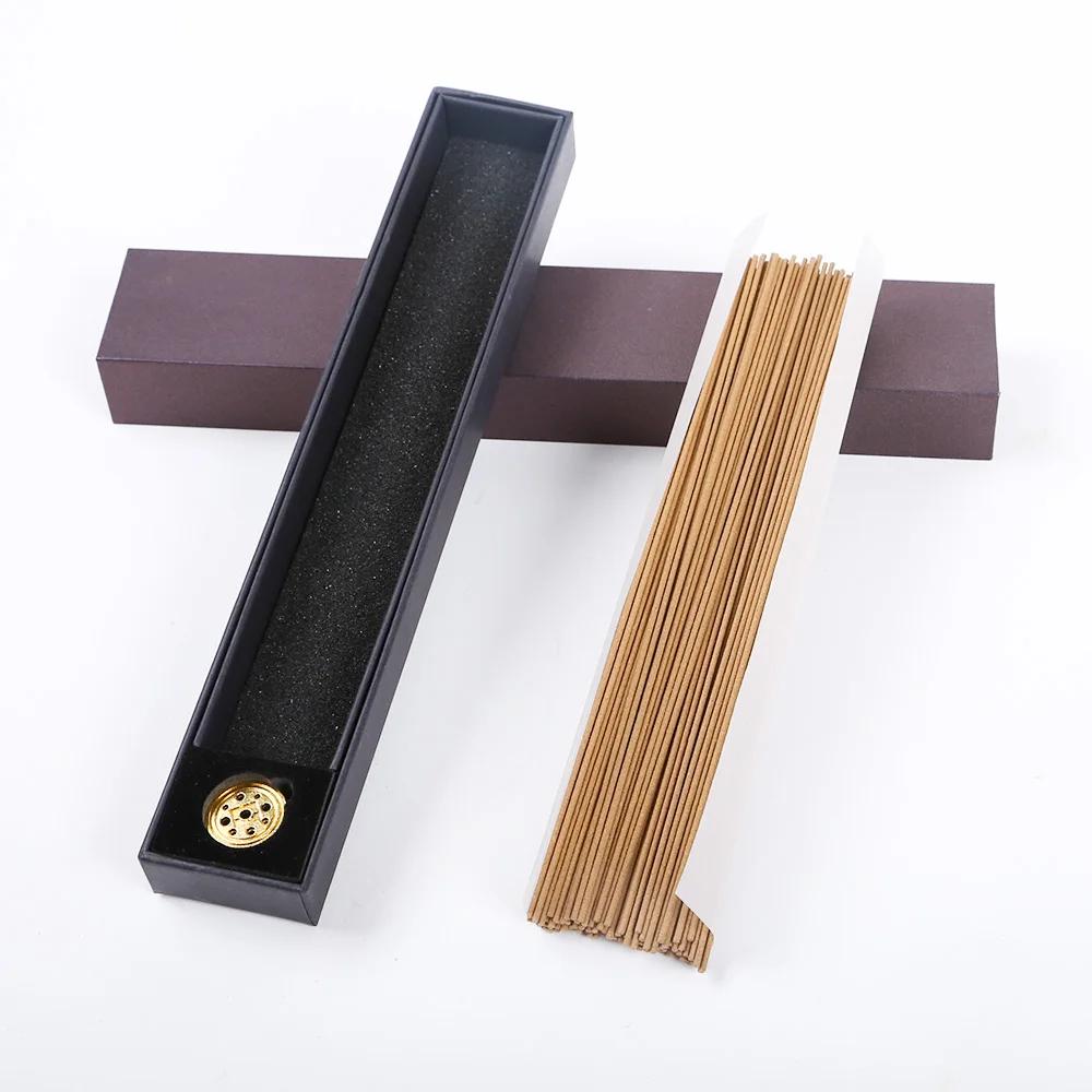 Wholesale Herbal burning Ati-odour Healthy Stick Incense, 105mm length 22 sticks Private Label Oud joss Incense