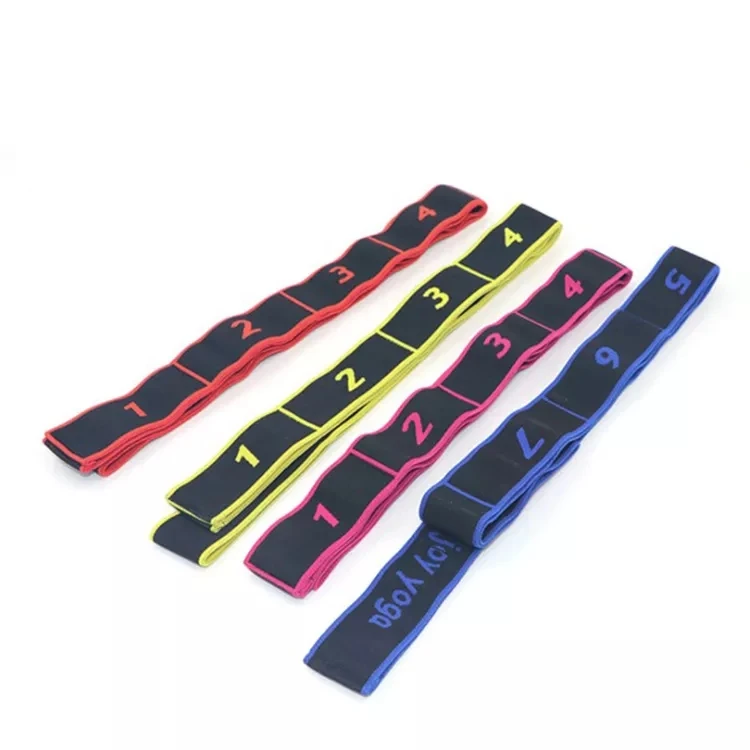 Custom Logo Elastic Exercise Workout Bands Stretch Fabric Booty Band Gym Fitness Resistance Loop Yoga Band