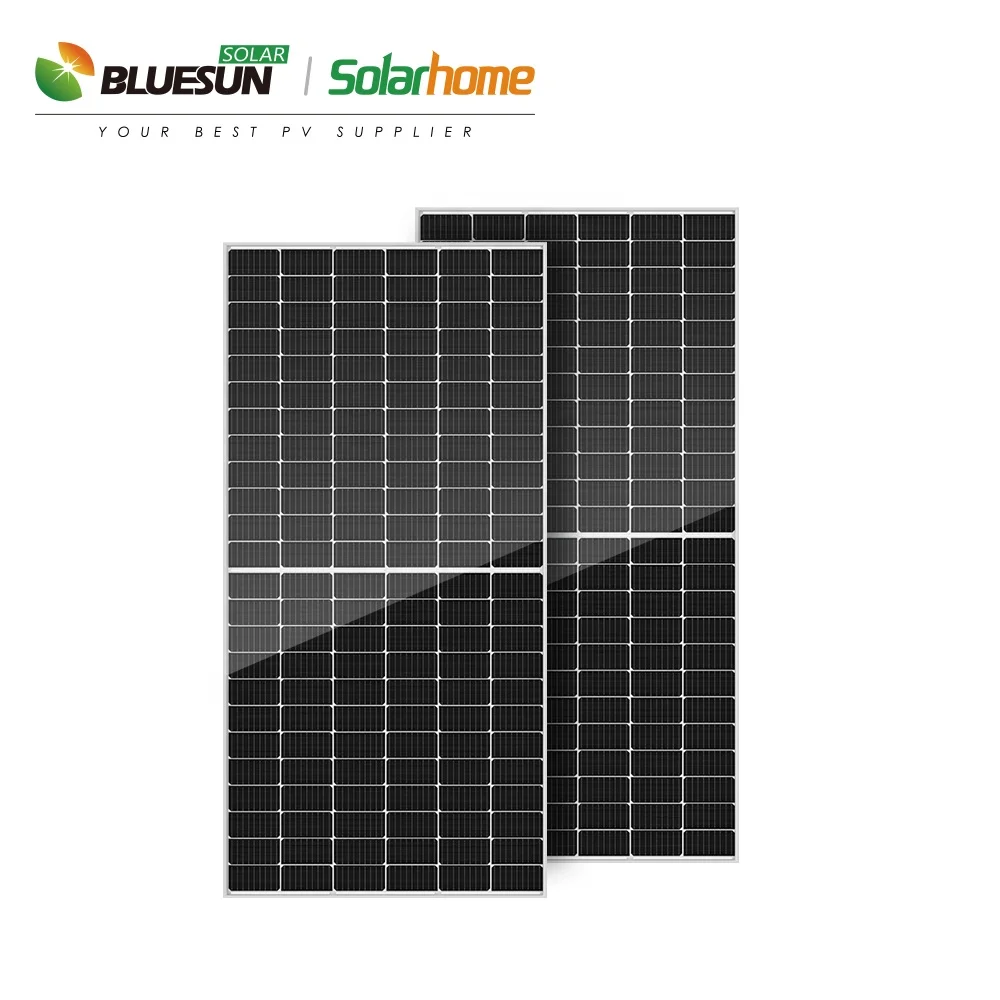 Alibaba solar panel solar energy panels half cell perc white frame with good price on hot sale