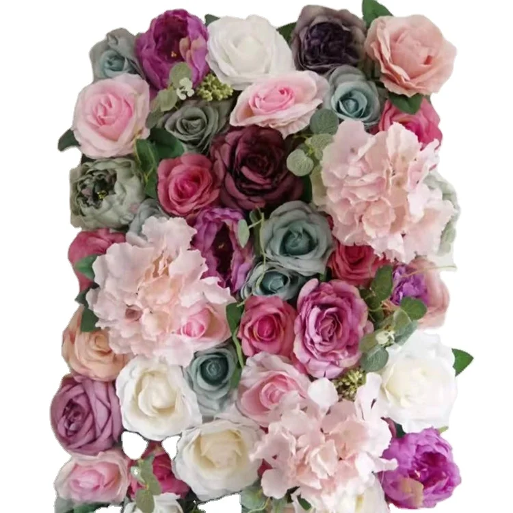 
V1007 China beautiful wall hanging flowers arch wedding decorative rose flowers 