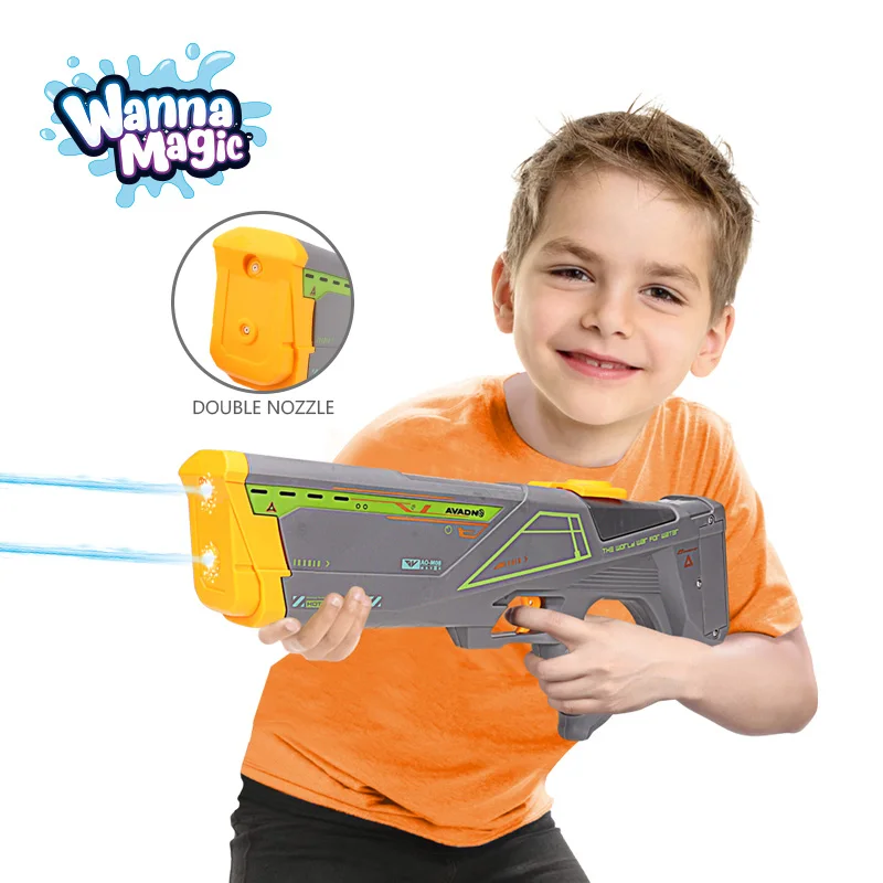 Double Nozzles Adult Guns for Kids Electric With 500CC Water Machine Gun