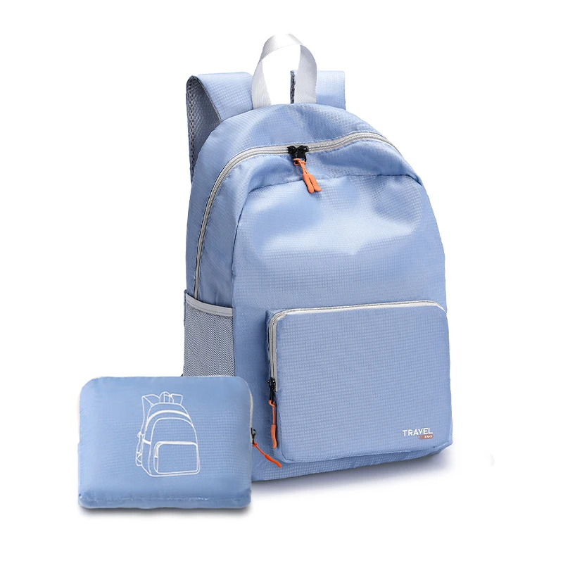 Wholesale folding backpacks waterproof school backpack multifunctional casual sports backpacks for men and women