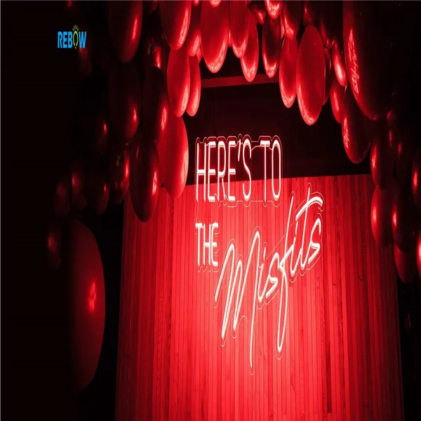 Rebow Decoration Baby Happy Board Neon Lighting It Was All A Dream Open 24 Hours Neon Sign