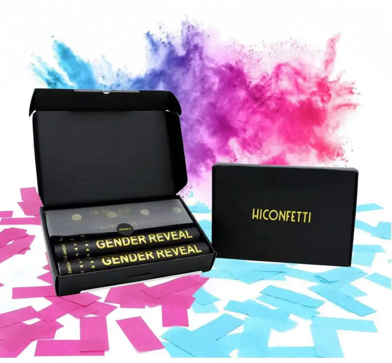 Gender Reveal Confetti Poppers Confetti Holi Fireworks