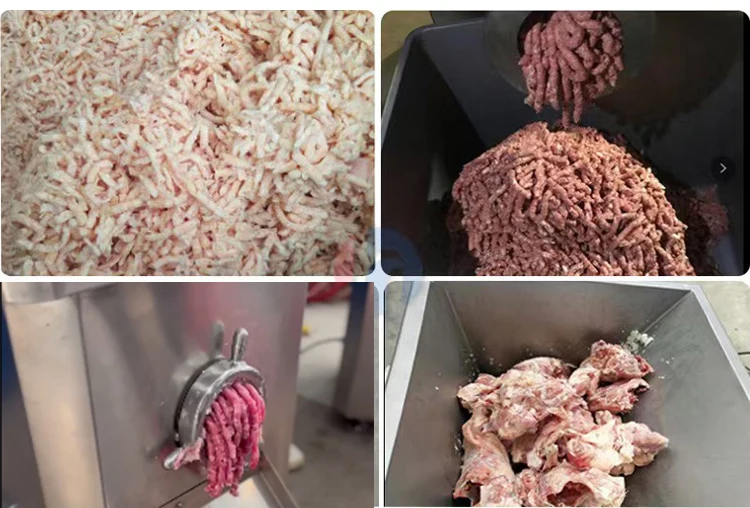 industrial commercial stainless steel  electric bone and butchery meat paste grinder mincer machine