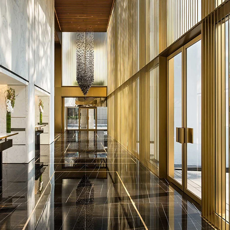 ZB889 отельный бизнес самые качественные Пользовательские Свадебные украшения из нержавеющей стали с зеркальной поверхностью стены планки