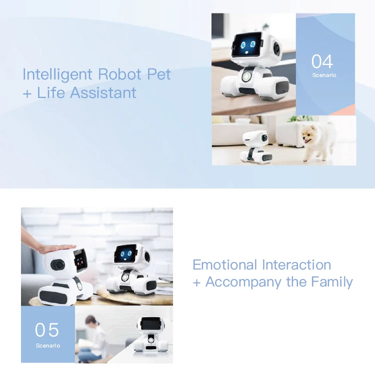 Smart Remote Control Intelligent Electronic Roboter Remote Control Robotic Emo Pet Robot