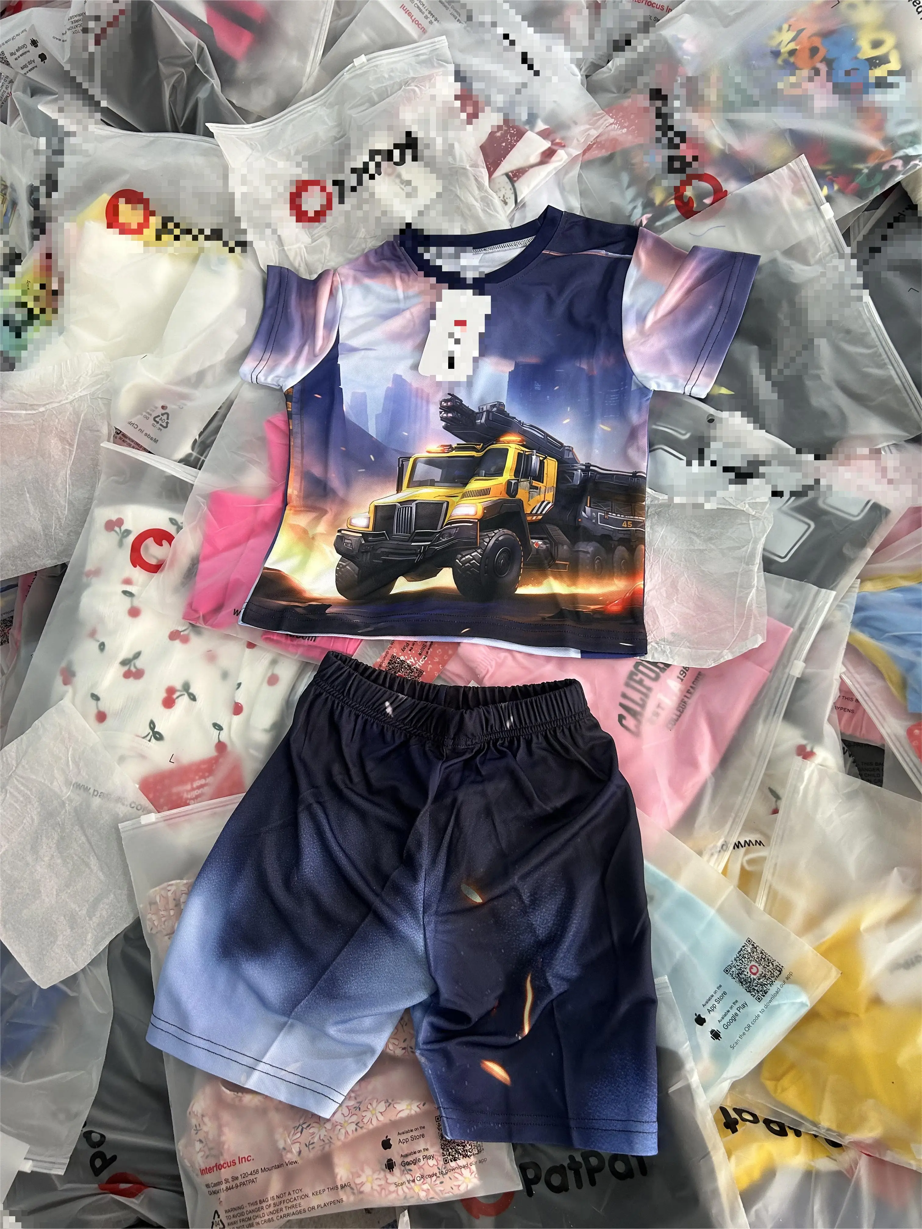 wholesale Brand mixed kids infant Clothes Children Casual Wear 2 Piece Kids Dresses for Boys girls  Baby Suit Clothing Sets