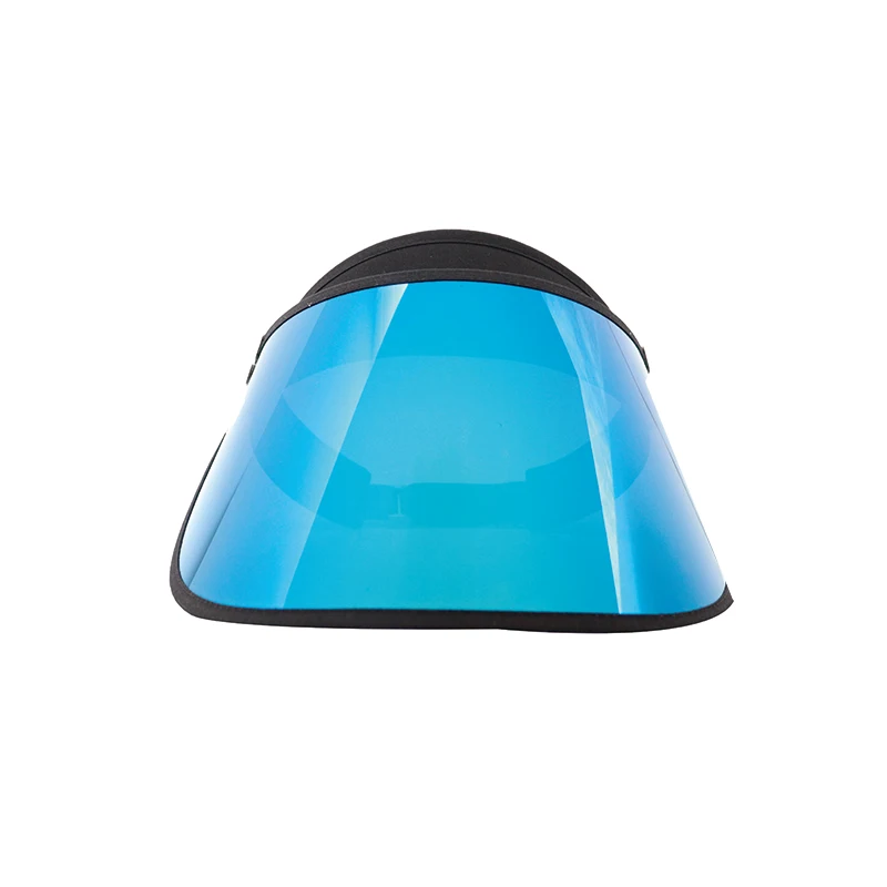 HD POLARIZED LENS with scratch resistance Uv Protection Sun Visor Cap Beach Face Shield Long Visor Hat