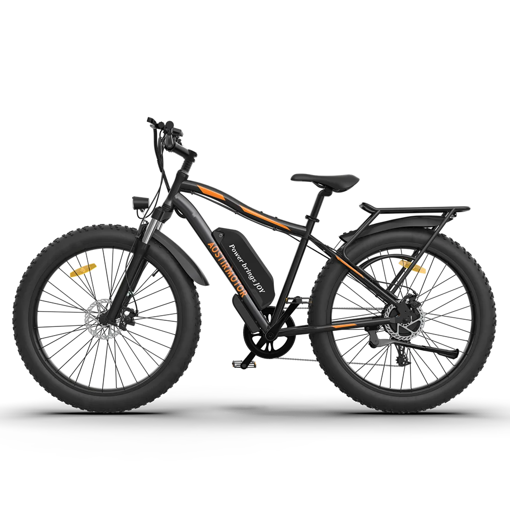 HOT USA Canada Warehouse Aostirmotor S07-B Folding Electric Bicycle 48V 13Ah 7-speed Gear System 26 inch E bike Adult City Bike