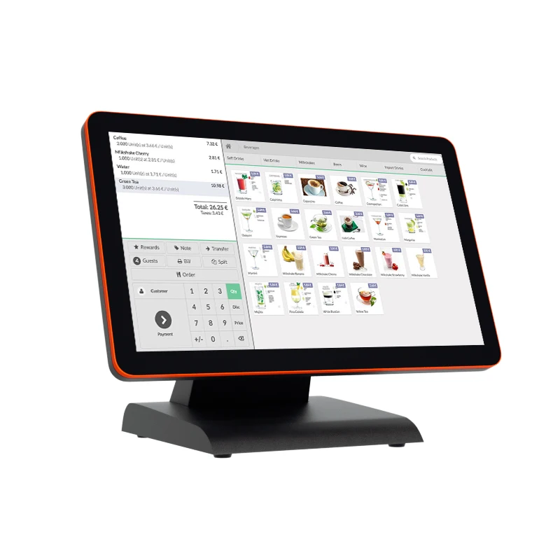 Процессор posresturant Pos системы машина Intel 10th Gen Windows 15 дюймов магазины купли-продажи