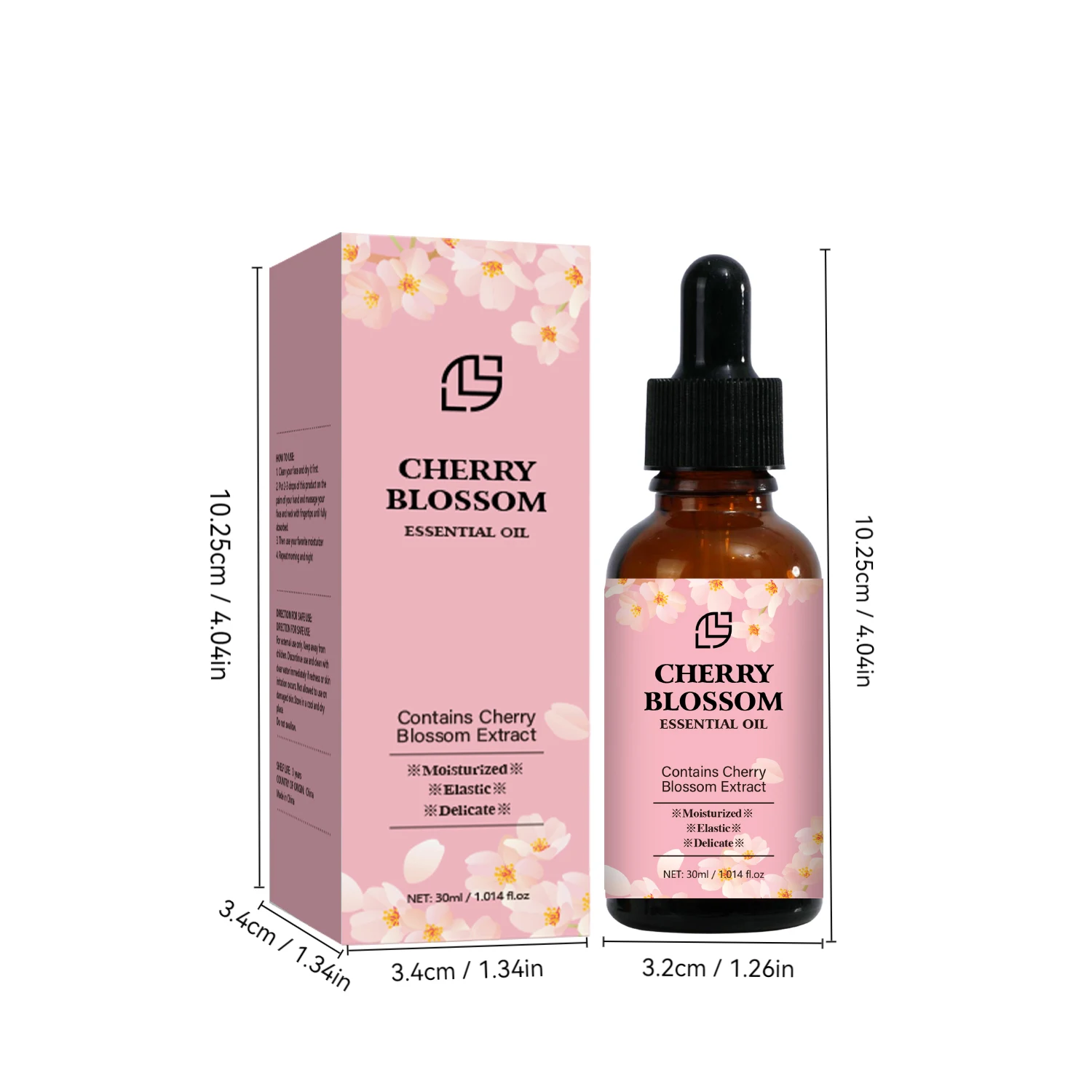 LANTHOME 100% Pure Oganic Plant Natrual Flower Essential Oil Cherry Blossom Essential Oil For 30 ml