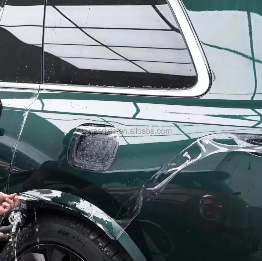 7.3 Mil Glossy Self-Healing TPU PPF Film Anti-Yellow Clear Hot Repairing Paint Protection for Cars Self-Adhesive Cover