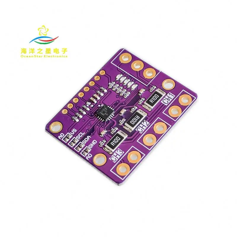 MCU-3221 INA3221 three low-side/high-side I2C output current/power monitor