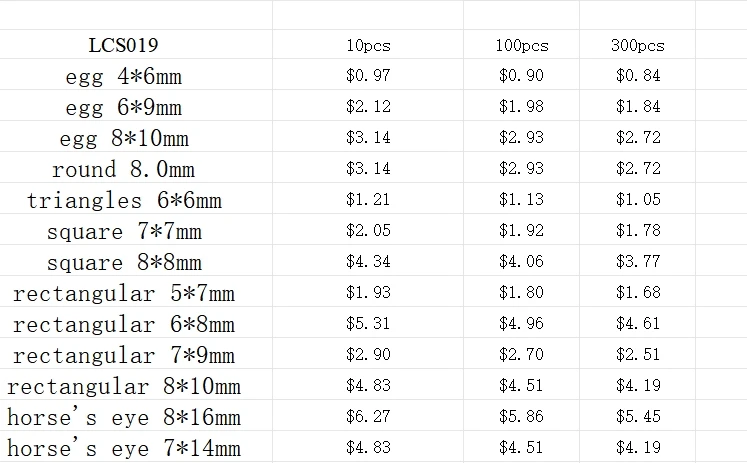 High Quality Pure Stone Natural Lemon Quartz Crystal Rectangle Inlaid Gemstone For Diy Ring Necklace Earrings Bracelet