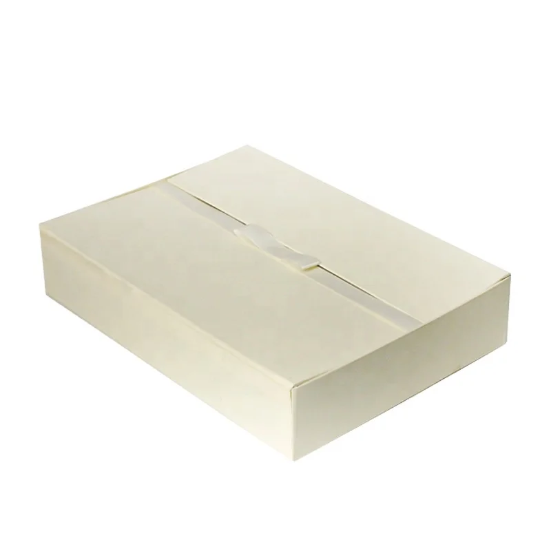 Luxury wholesale white elegant paper cardboard gift box package wedding invitation silk boxes
