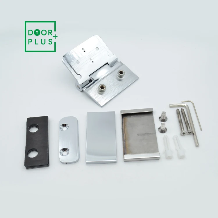Doorplus Hinges Hidden Screw Modern Hinge Glass Bathroom Brass Material Glass Shower Door Hinge