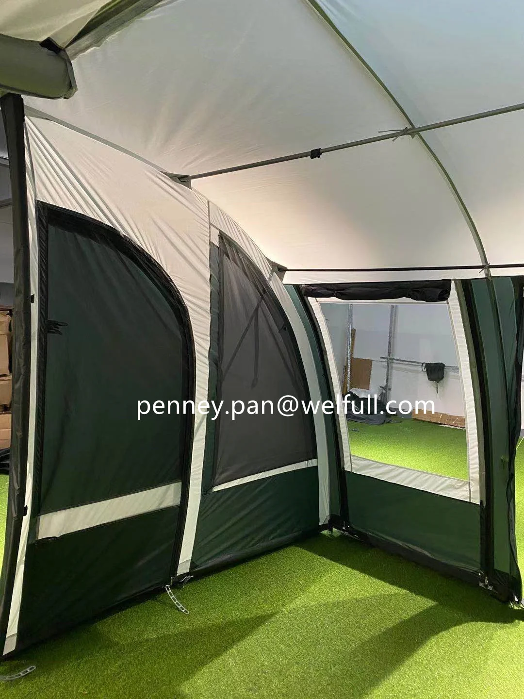 Self-driving Tour Outdoor Camping Car Awning Tent Waterproof Portable Inflatable RV Air Tent for Caravans