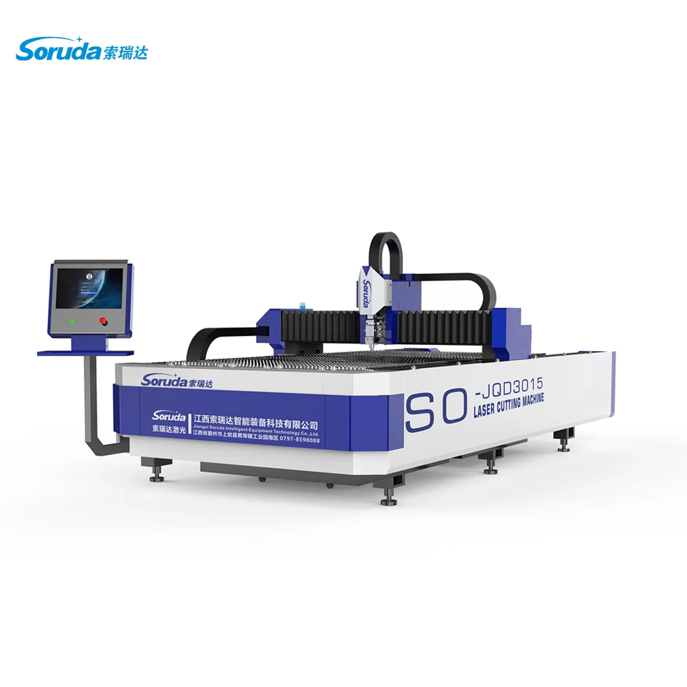Soruda 1.5kw-6kw cnc plasma Cutter Metal Fiber Laser Cutting Machine