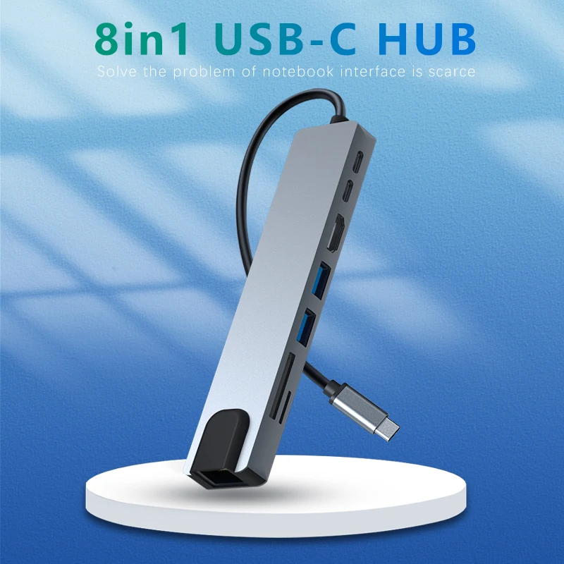 8 In 1 Usb 3 Hub 8In1 All In One Usb Hub For Macbook
